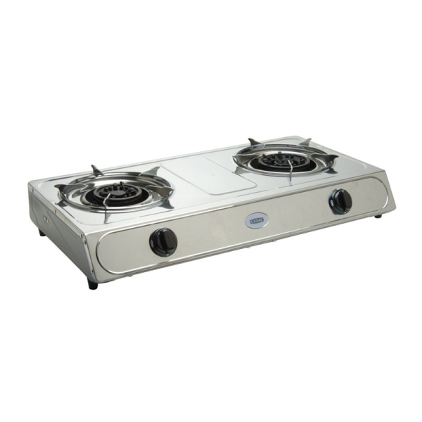 CADAC GAS STOVE 2 PLATE S/STEEL