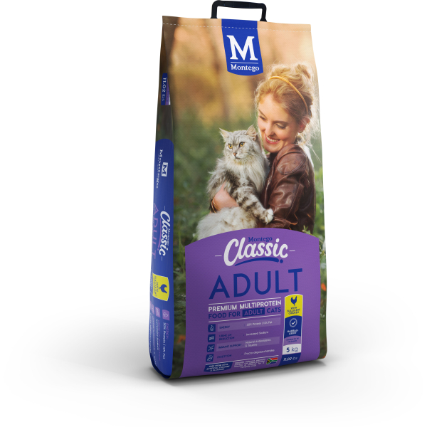 MONTEGO CLASSIC ADULT CAT FOOD - CHICKEN 5KG