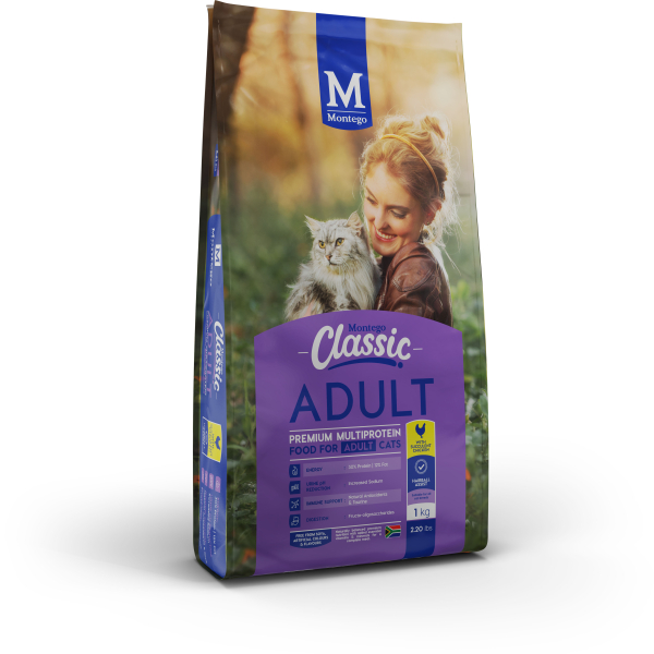 MONTEGO CLASSIC ADULT CAT FOOD - CHICKEN 1KG