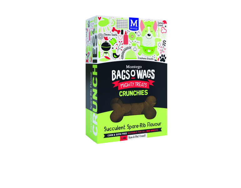 BAGS O'WAGS SPARE RIB CRUNCHIES 1KG