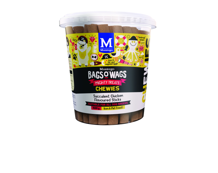 MONTEGO BAGS O'WAGS CHICKEN STICKS 500G