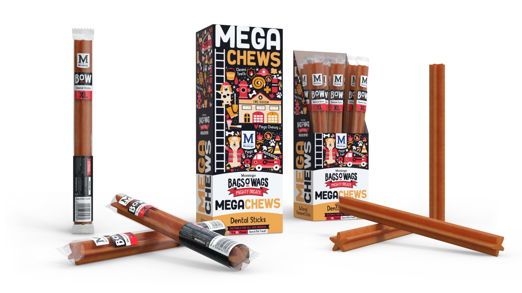 BAGS O'WAGS MEGA DENTAL STICK 1KG