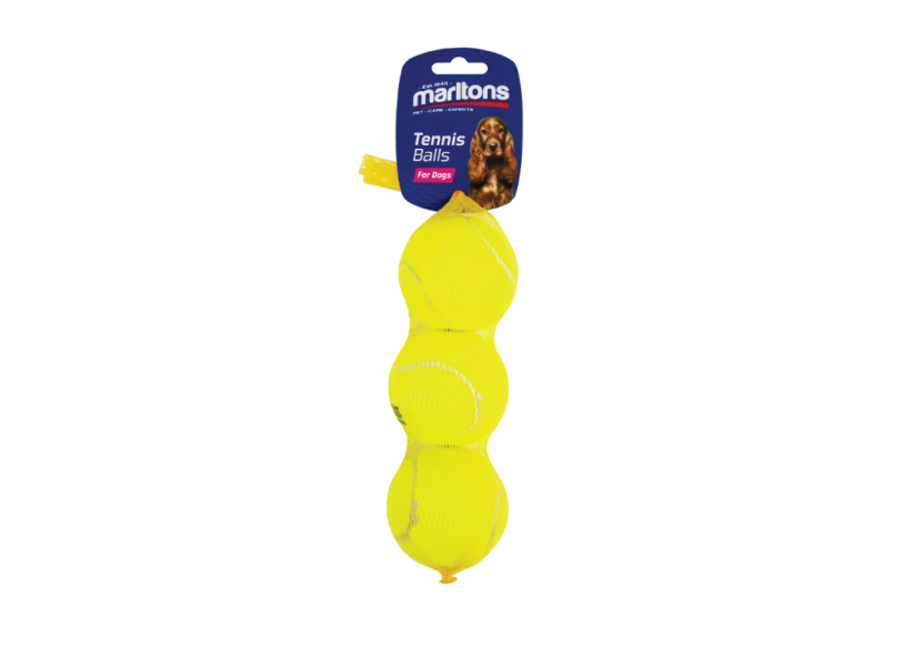 MARLTONS THREE PACK TENNIS BALLS