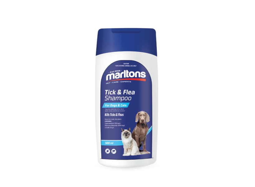 MARLTONS CAT&DOG TICK&FLEA SHAMPOO 250ML