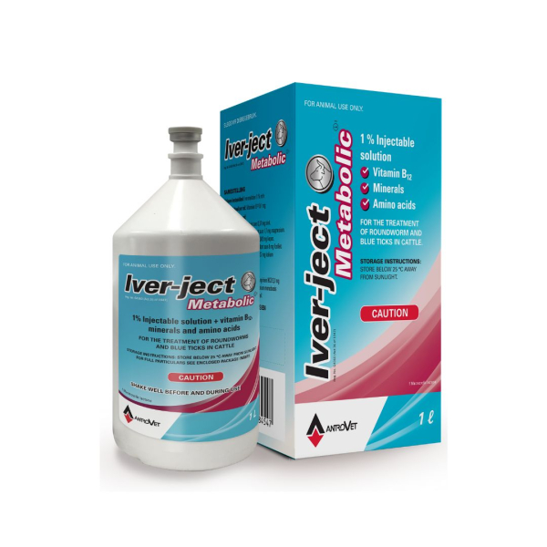 ANTROVET IVER-JECT METABOLIC 1L