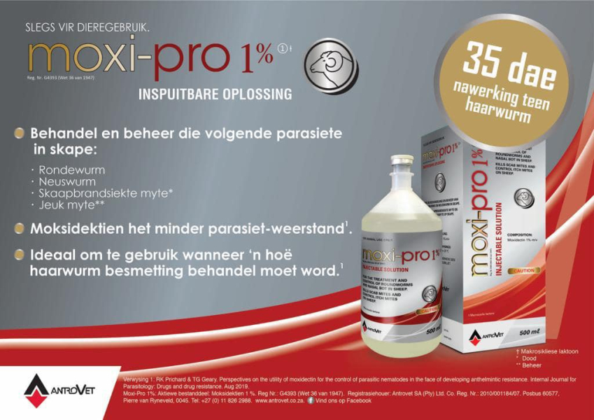 MOXI-PRO 1% INJECTABLE SOLUTION 500ML