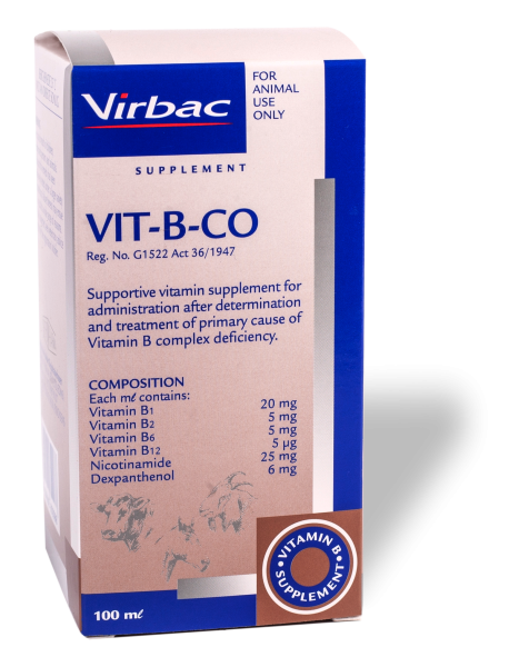 VIRBAC VITAMIN B CO INJ 100ML