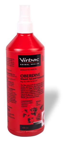 VIRBAC OBERDINE W/SPRAY500ML
