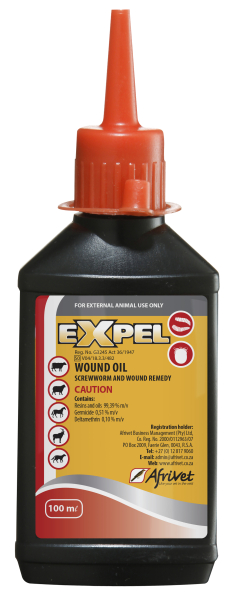 AFRIVET EXPEL WOUND OIL 100ML
