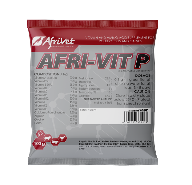 AFRIVET AFRI-VIT P 10 X 100G