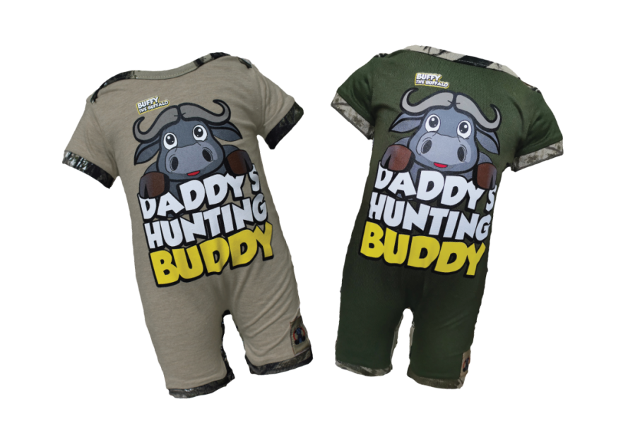 SNIPER GROWER DADS HUNTING BUDDY KHAKI 0-3 MONTH