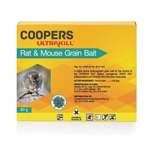 COOPERS ULTRAKILL RAT & MOUSE GRAIN BAIT 200G