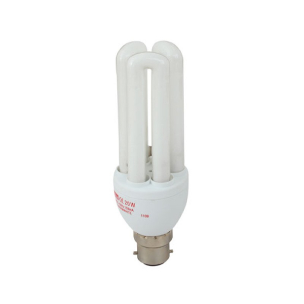 EUROLUX LAMP CFL 20W 3U B22 WW